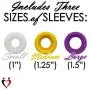 LeLuv Eros Black USB-Powered Electric Penis Pump Smoke Grey Cylinder Bundle with 3 Sizes of Sleeves and 4 Sizes of Constriction Rings
