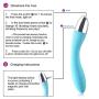 High Quality Medical Silicone Wand Massager with 10 Powerful Vibration Mode, Waterproof, Arbitrary Bending Memory Function Design, Cordless Design for Each Part.