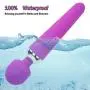 Massager 10x Powerful Extreme Power Multi-Speed Cordless USB Rechargeable Waterproof Handheld Body (Purple) Massager 10x Powerful Extreme Power Multi-Speed Cordless USB Rechargeable Waterproof Handheld Body (Purple)