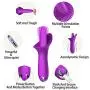 USB Rechargeable Vibrator Handheld Wand Massager Powerful Magic Massage Toys for Body – Neck – Foot- from Muscle Aches Purple Type