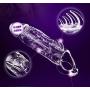 New P`Enis Enlarger Sleeve Extender Extension Silicone Girth Enhancer Enlargement 2612