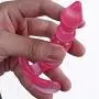 NWDoll Crystal Jellies - TPE Butt Plug Massagers - Ribbed Dildo/Anal Plug - for Beginners (Pink) NWDoll Crystal Jellies - TPE Butt Plug Massagers - Ribbed Dildo/Anal Plug - for Beginners (Pink)