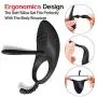 Vibrating Cock Ring with Tongue, Male Penis Ring & Waterproof and Rechargeable Clitoral Stimulator, Remote Control Sex Toy for Couple Play Vibrating Cock Ring with Tongue, Male Penis Ring & Waterproof and Rechargeable Clitoral Stimulator, Remote Control Sex Toy for Couple Play