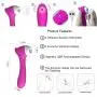 CHEVEN Clitoral Sucking Vibrator, G Spot Clit Dildo Vibrators for Women with Suction & Vibration, Waterproof Clitoral G Spotter Nipple Stimulator Toys for Women Adult Sex Toys for Women and Couples