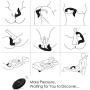 XSEXO - 15m Wireless Control 10 Speeds Stimulator for Men & Couple Rechargeable Massager (Black)