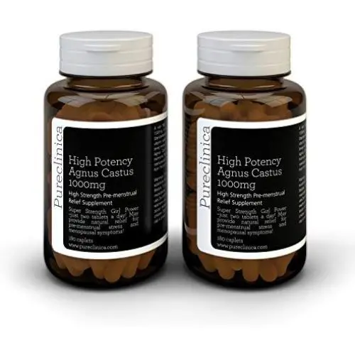 Agnus Castus 1000mg x 360 tablets (2 bottles of 180 tablets - 6 months supply). 250% stronger than regular Agnus Castus tablets. SKU: AC3x2 Agnus Castus 1000mg x 360 tablets (2 bottles of 180 tablets - 6 months supply). 250% stronger than regular Agnus Castus tablets. SKU: AC3x2