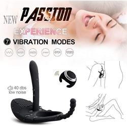 Vibrating Male Wand Massager Rechargeable Back Neck Shoulder Relaxation Massaging with Multiple Vibrator Men Medical Grade Silicone Vibration Toy