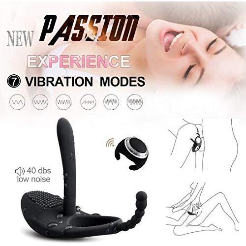 Vibrating Male Wand Massager Rechargeable Back Neck Shoulder Relaxation Massaging with Multiple Vibrator Men Medical Grade Silicone Vibration Toy