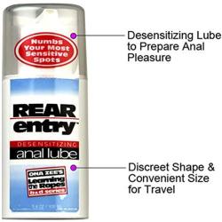 Rear entry desensitizing anal lube 3.4 oz