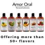 Amor Oral Pineapple Flavored Lube, Edible and Body Safe, Water-Based Personal Lubricant 4 Ounce Pineapple