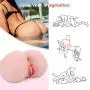 Male Masturbators Pussy Ass Sex Doll for Men Masturbation, Adorime 3D Realistic Virgin Butt Stroker Adult Toys with 2 Openings and Built-in Functional Tighten-Rings for Intense Stimulation