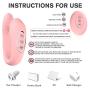 Mini U Shape Massage with Wireless Remote Control, USB Rechargeable 8-Frequency Waterproof Strong Su-ckíng Toy