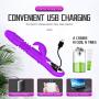 11 inch Stretchable Rotating víbrǎ~tǒr Beginners Soft Flexible Personal Relax Massager USB chargeing Cup for Women