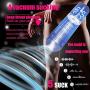 Qbuooi Intelligent Constant Temperature 45 °, Real Pennis Toys for Men Automatic Telescopic Sucking Male Massager Toys Oral