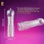 XQJYA New Reusable Enlarger Extender Crystal Elastic Sleeve Surprise Me Strong Silicone Sleeve-5Pack XQJYA New Reusable Enlarger Extender Crystal Elastic Sleeve Surprise Me Strong Silicone Sleeve-5Pack