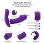 Wearable Butterfly Vibrator Wireless Remote Control G-Point USB Rechargeable Waterproof Silicone Vibrator - Suitable for Women and Couples - Body Relaxation