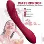 G Spot Dildo Vibrator for Female Vagina Clitoris Anal Stimulator, Waterproof Rechargeable Quiet Vibrating Powerful Vibrators Adult Sex Toy Gift for Women Couple with 12 Vibration Mode- MELO (Burgundy) G Spot Dildo Vibrator for Female Vagina Clitoris Anal Stimulator, Waterproof Rechargeable Quiet Vibrating Powerful Vibrators Adult Sex Toy Gift for Women Couple with 12 Vibration Mode- MELO (Burgundy)