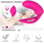 G-spot Clitoral Vibrator Anal Sex Toys with 9 Speeds -Adorime Silicone Waterproof Rechargeable Clitoris Vagina Penis Stimulator Massager Sex Things for Men, Women and Couples 