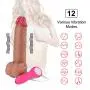 Rechargeable 7.9 inch Multiple Frequency Powerful Thrusting & Vibrating Waterproof Wand Body Relaxation Toy