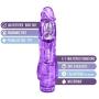 Eden 8.5" Soft Realistic Strong Vibrating Dildo - Multi Speed Flexible Vibrator - Waterproof - The Best Sex Toy for Women - Customer Favorite (Purple)