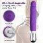 G-Spot Vibrator, Lifelike Flexible Dildo Vagina Stimulator, Rechargeble Waterproof Powerful Vibrator for Women with 10 Modes
