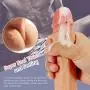 Realistic Vibrating Dildo G-spot Vibrator with Rotation, Recharge Waterproof Telescopic Penis with Suction Cup and Remote Control, Fondlove Vagina and Anal Stimulation Sex Toy for Women and Couple