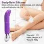 G-Spot Vibrator, Lifelike Flexible Dildo Vagina Stimulator, Rechargeble Waterproof Powerful Vibrator for Women with 10 Modes