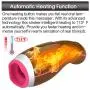 Male masturbators Cup Electric with 7 Clamp modes & 7 Vibration modes,Orlupo Vibrating Clamping Heating Pocket Pussy Stroker Masturbation Cup Massager,Penis Trainer Adult Oral Blowjob Sex Toys for Men
