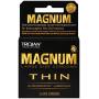 Trojan Magnum Thin Lubricated Condoms, 3 Count