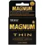 Trojan Magnum Thin Lubricated Condoms, 3 Count