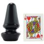 Anal Fantasy Inflatable Silicone Anal Plug in Black and Jo H20 Water Based Lube (1 oz)