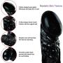 NHDY Dî`dɔs 14-inch Ultra-Long Realistic Soft Ďìld`ɔ Female Relaxing Body Tool for Safe Use (Color: Black) ONLY Sold by PETBED -