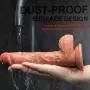 9" Realistic Dildo for G-spot Stimulation, Fondlove Dual Density Silicone Flexible Fake Penis with Lifelike Veins, Large Thick Cock Anal Strap on Dildo with Suction Cup for Woman, Lesbian, Couple 9" Realistic Dildo for G-spot Stimulation, Fondlove Dual Density Silicone Flexible Fake Penis with Lifelike Veins, Large Thick Cock Anal Strap on Dildo with Suction Cup for Woman, Lesbian, Couple