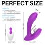 Clitoral Sucking Wearable Remote Control Vibrator, Loverbeby Dildo G-Spot Massager Waterproof& Rechargeable Wander, Clitoral Stimulator with 9 Vibration & 9 Suction Modes Adult Sex Toys for Men Women