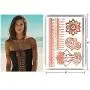 Terra Tattoos Temporary Henna Metallic Tattoos - Over 75 Mandala Tattoos (Rose Gold) Terra Tattoos Temporary Henna Metallic Tattoos - Over 75 Mandala Tattoos (Rose Gold)