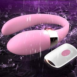 Wireless Remote Underwear Silicone Waterproof USB Rechargeable Invisible Wearable Vibrantor for Women Couples(Pink)