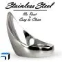 LeLuv Eyro Cock Ring Stainless Steel Tear Drop Perenium Pressure 2.25 inch 5.7 cm LeLuv Eyro Cock Ring Stainless Steel Tear Drop Perenium Pressure 2.25 inch 5.7 cm