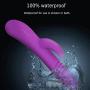 Heating Rabbit Clitoral Vibrator,G Spot Clit Vibrating Dildo Vibrators for Women with Thrusting & Vibration,Waterproof Clitoral G Spotter Stimulator Toys,Adult Sex Toys for Women and Couples