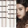 4D Tattoo Eyebrow 99 Pairs! Newly Improved Hair-Like Authentic Eyebrows,Realistic Imitation Eyebrow Tattoo Stickers Waterproof,Popular Brown Eyebrow Shapes,Brow Shaping Makeup Tools for Women Girls