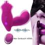 Wearable Vibrator Clitoris and G-Spot Stimulator Remote Control Vibrate Masturbation Dildo Toys for Adult,Invisible Wearable Vibrating Wand USB Rechargeable Silicone Clitoris Vagina Massager for Women