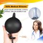 Silicone Expand Inflatable Anal Plug - Body-Safe Medical Grade Waterproof Butt Sex Toy for Male, Female and Beginners (Black Classic Style)