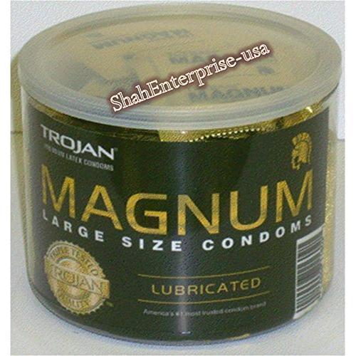 Trojan Condom Magnum 48Count Jar