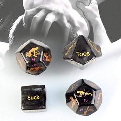 Upscale Sex Dice Game with Blindfold Sleeing Mask for Adults to Make The Perfect Couple Gift