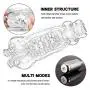 Male Masturbator Cup with Strong Sucking and Vibrating for Penis Stimulation and Enhancement Training, Fondlove Electric Pump Stroker Blowjob Oral Sex Toys for Men Masturbation Male Masturbator Cup with Strong Sucking and Vibrating for Penis Stimulation and Enhancement Training, Fondlove Electric Pump Stroker Blowjob Oral Sex Toys for Men Masturbation