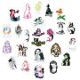 Sweet Princess Anime Stickers Disney Stickers for Kids 100 pcs