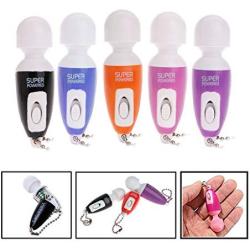 Cuawan Portable Mini Lovely Mass-AGER Vibrating Key-Chain Relaxing Massager Female Women