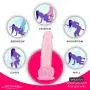 MXJYB 7inch Realistic Soft-Ďîldɔ Massager for Women Wife - Waterproof - Strong Suction Cup MXJYB (Color : Pink) MXJYB 7inch Realistic Soft-Ďîldɔ Massager for Women Wife - Waterproof - Strong Suction Cup MXJYB (Color : Pink)