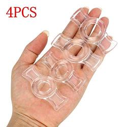 Worth Having / 4 Pcs Constriction Rings Rings Delay E-J aacute;culati oacute;n Sleeve for P- Euml;ň iacute;s Pump Vacuum Sealing Donut Replacement