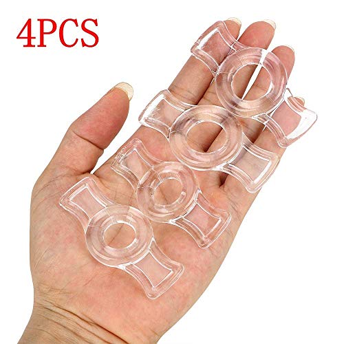 Worth Having / 4 Pcs Constriction Rings Rings Delay E-J aacute;culati oacute;n Sleeve for P- Euml;ň iacute;s Pump Vacuum Sealing Donut Replacement