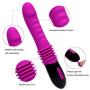 G-Spot Vibrator Dildo Vibrator, Proxoxo Realistic Flexible Stretch Penis Vibrator, Vaginal Clit Stimulation Anal Play Sex Toys with 10 Vibration Modes, 3 Stretching-Modes Waterproof USB Rechargeable